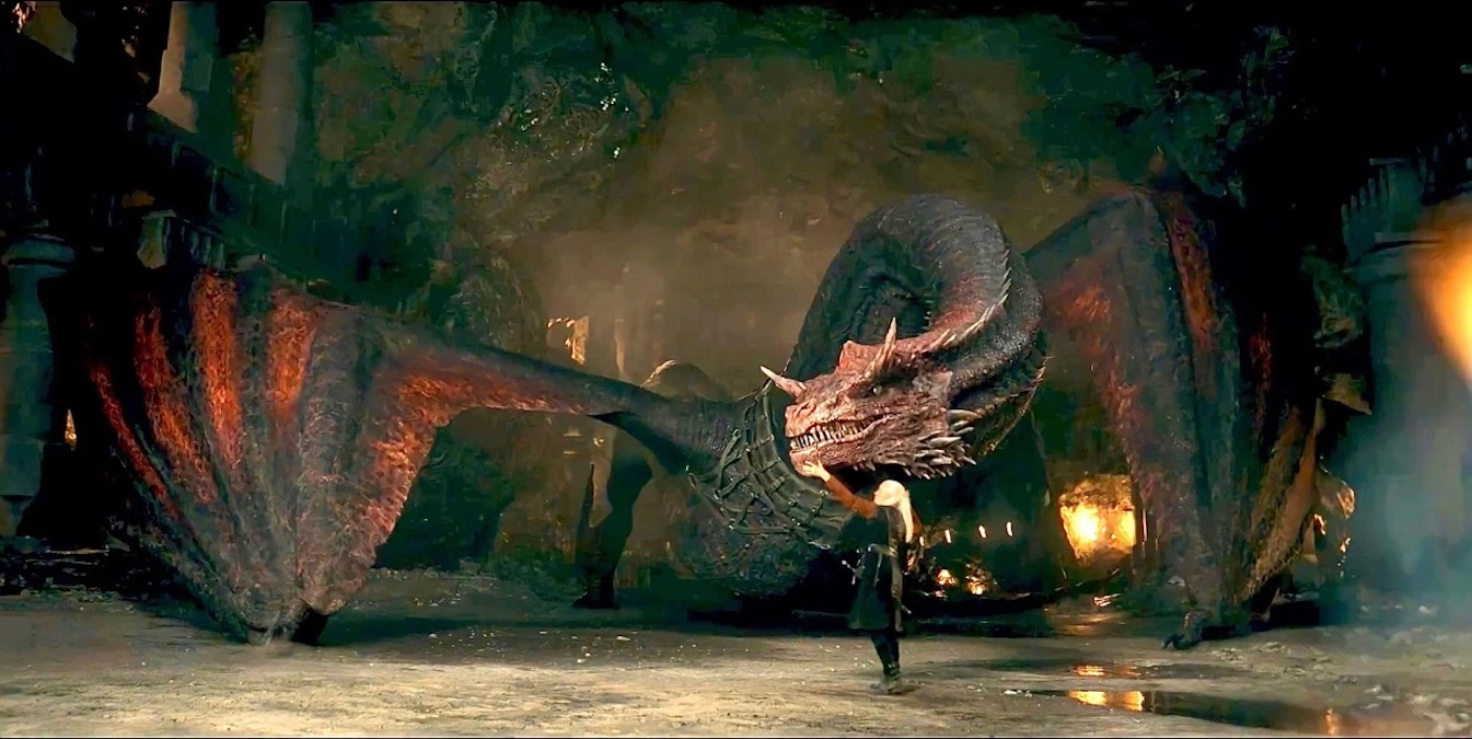 En House of the Dragon, el dragón de Daemon representa su naturaleza